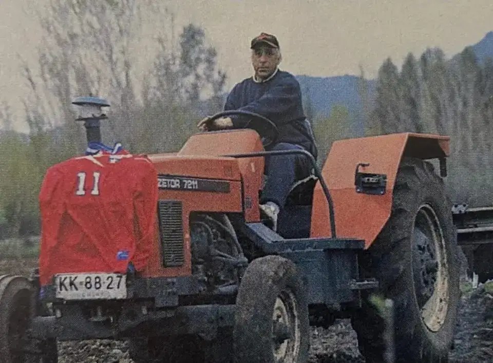 Trabalho no campo nos primórdios da vinícola